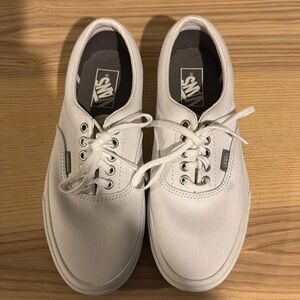 Brand new, never worn Vans Authentic Triple White size 8.5